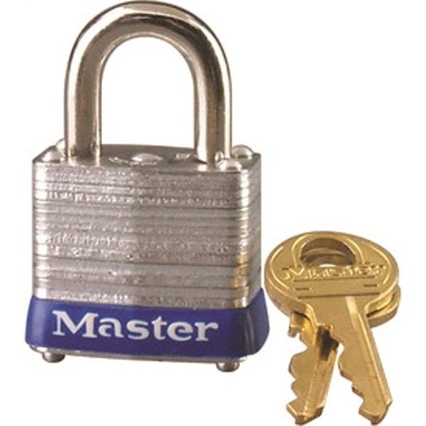 Master Lock Padlock Steel 9/16In Vrtcl Ka 7KA  P491